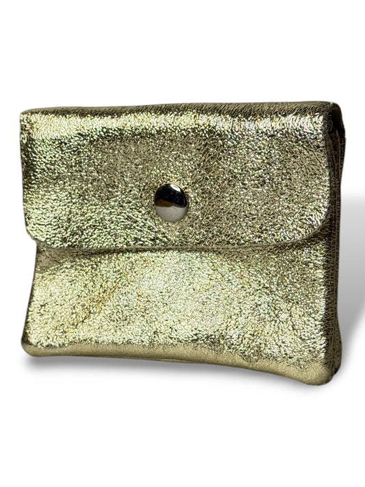 MARCO PORTE MONNAIE DORE EN CUIR