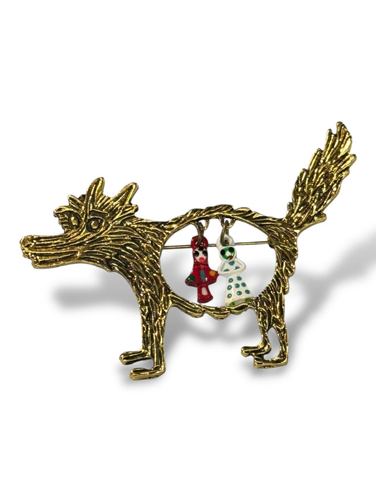 LOUP - BROCHE TENDANCE