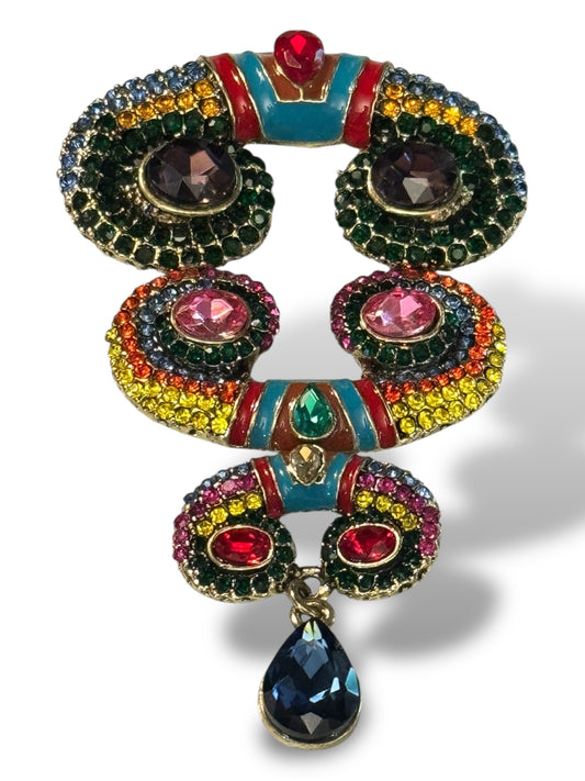 BAROQUE - BROCHE AVEC STRASS