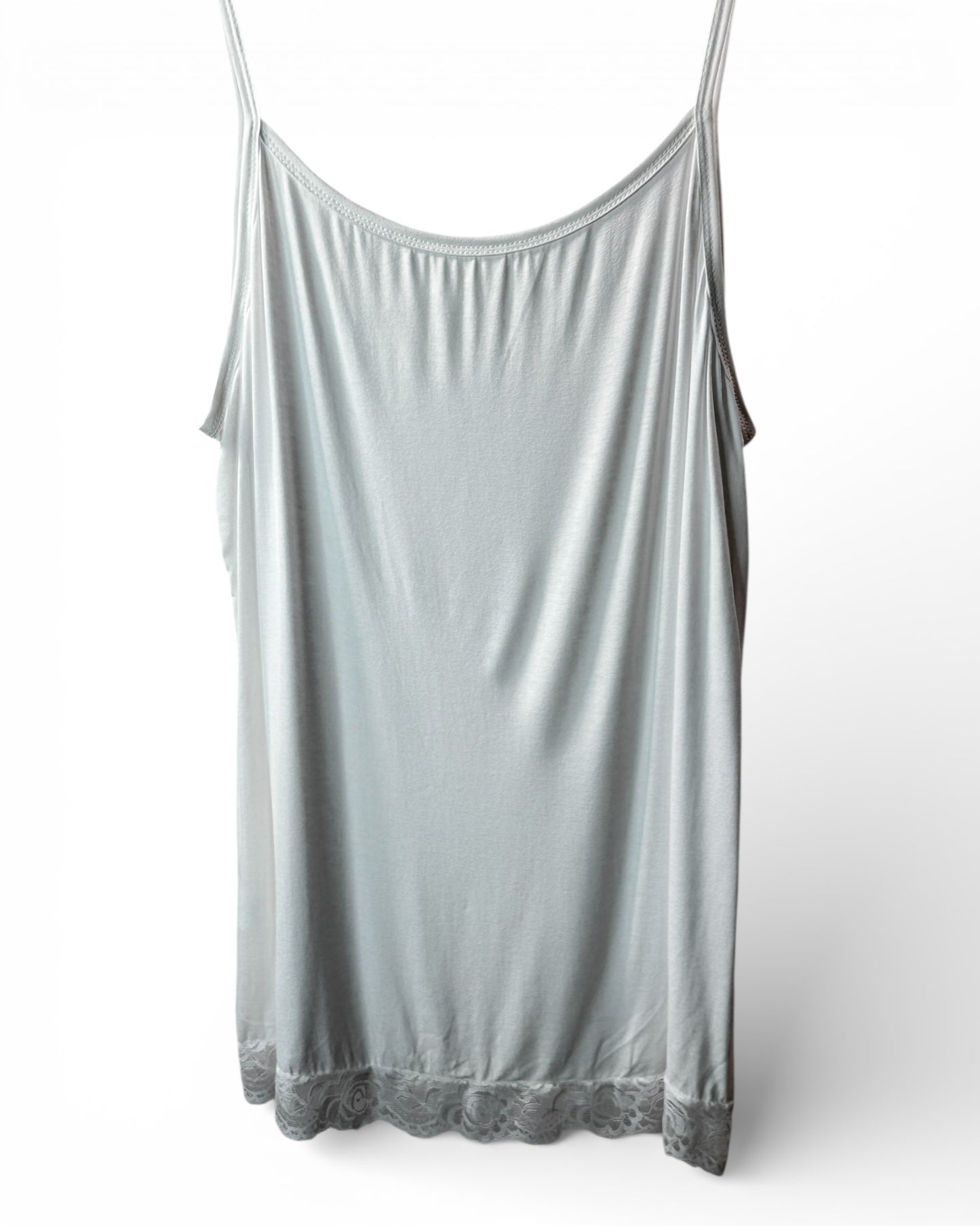 ZOE - TOP BLANC EN VISCOSE TAILLE 44/46 A 52/54