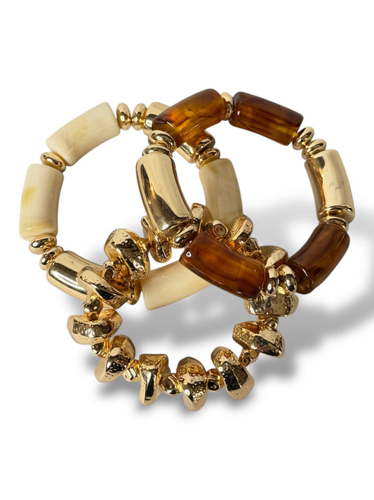 LOLY - LOT DE 3 BRACELETS TENDANCE