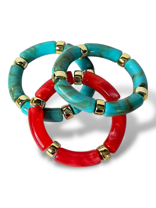 MILOU - LOT DE 3 BRACELETS TENDANCE