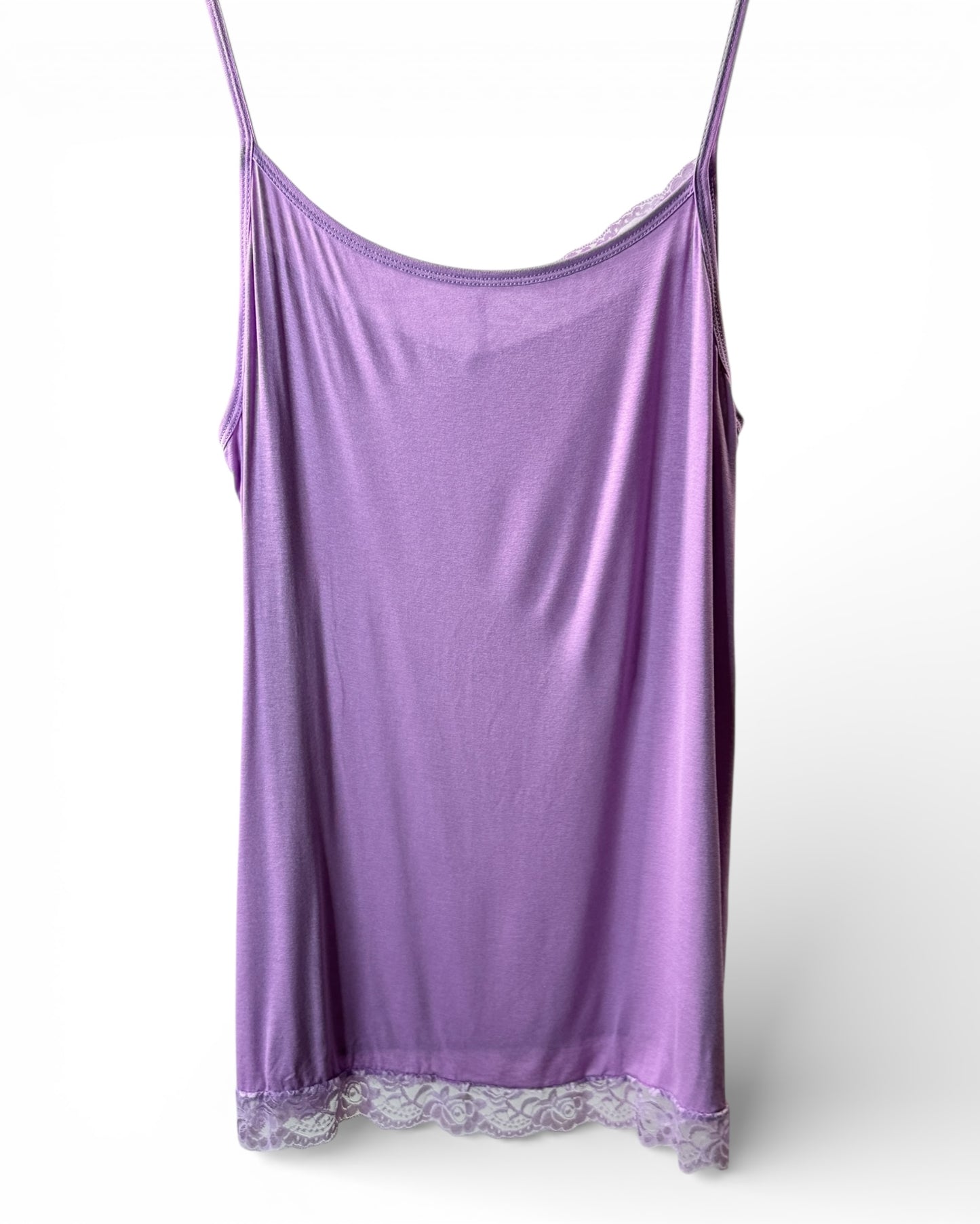 ZOE - TOP LILAS EN VISCOSE TAILLE 44/46 A 52/54