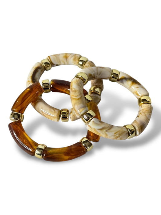 MILOU - LOT DE 3 BRACELETS TENDANCE