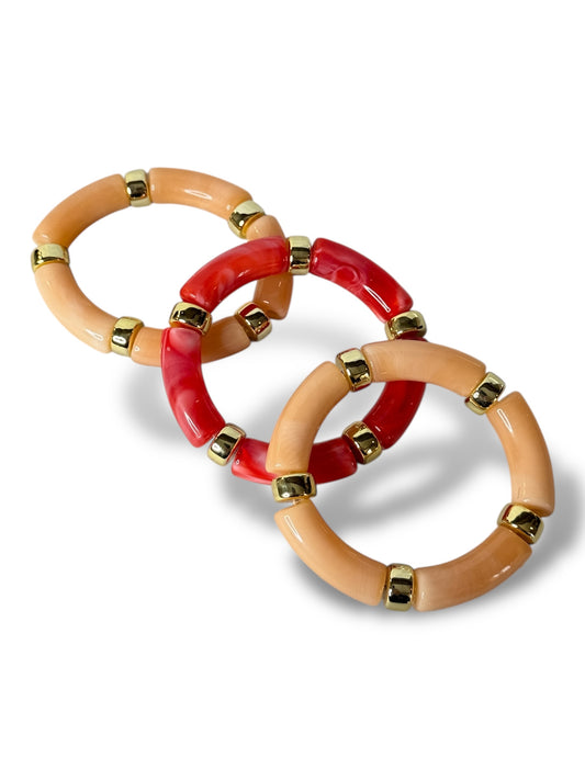 MILOU - LOT DE 3 BRACELETS TENDANCE