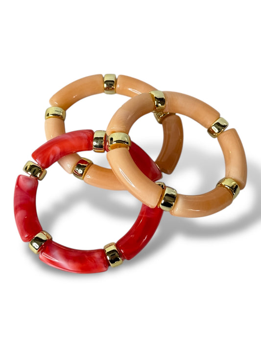 MILOU - LOT DE 3 BRACELETS TENDANCE