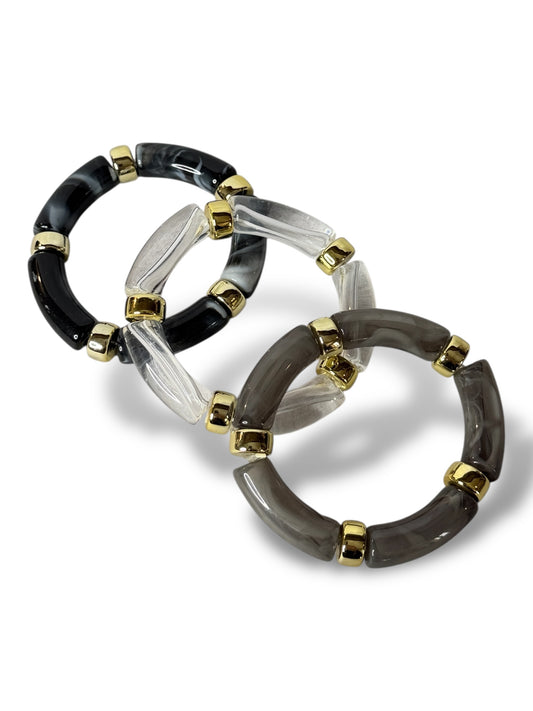 MILOU - LOT DE 3 BRACELETS TENDANCE