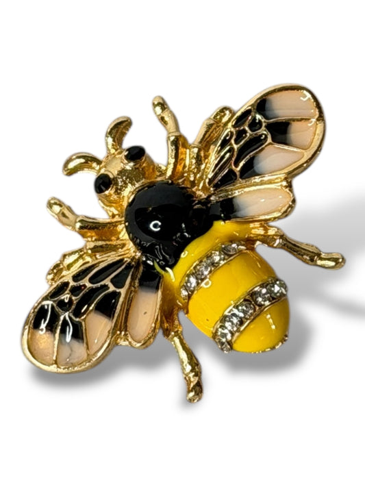ABEILLE - BROCHE AVEC STRASS