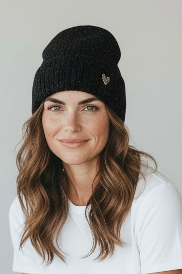 JANICK - BONNET NOIR SCINTILLANT