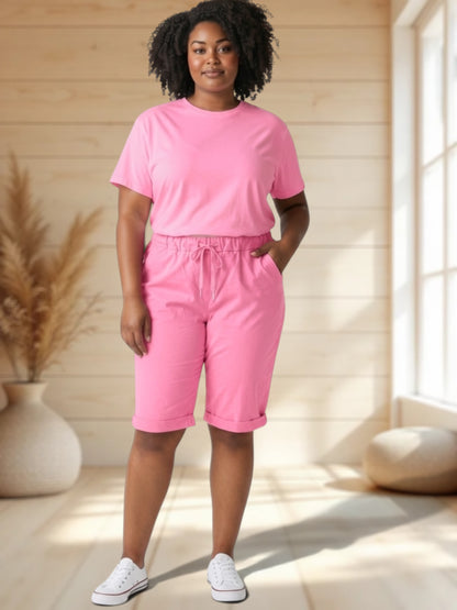 SACHA - BERMUDA ROSE JUSQU'A LA TAILLE 50/52