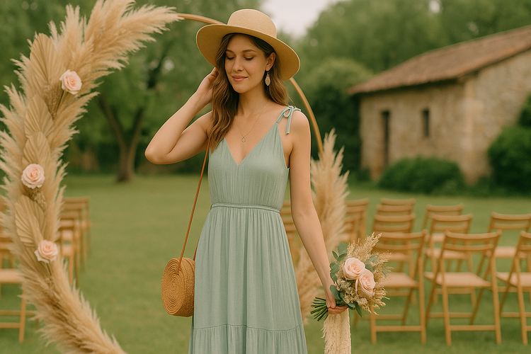 Idée de tenue de mariage élégante pour femme ronde grande taille, Lyly la Comtesse